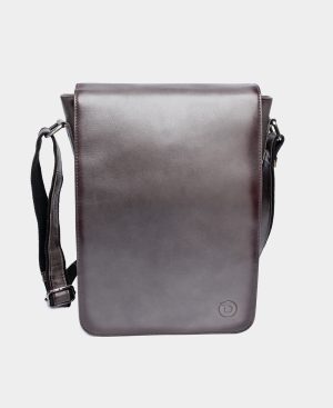 Luxury leather messenger