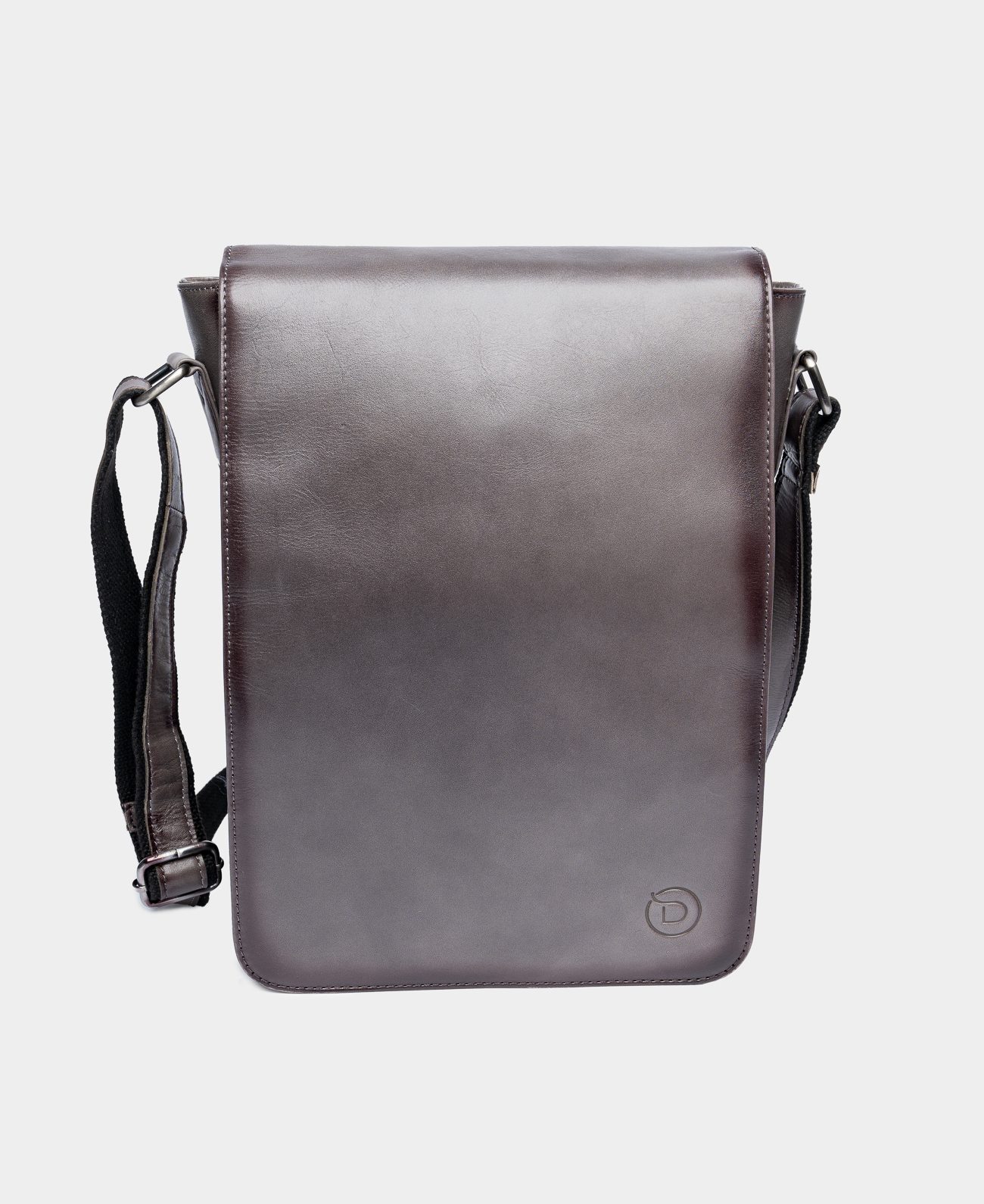 Wallstreet Oliver Grey – Luxury leather messenger