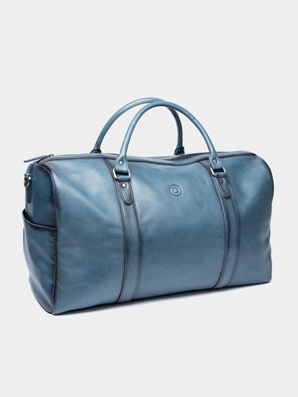 Wallstreet Pablo Blue – Luxury leather travel bag