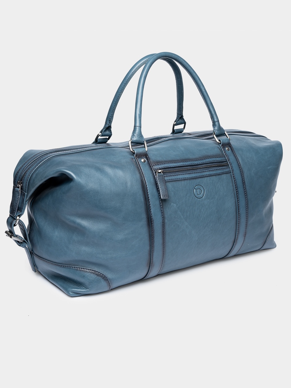 Wallstreet Berlin Blue – Luxury leather duffle bag