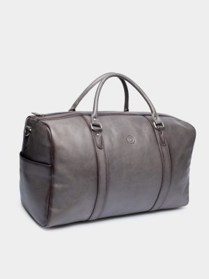 Luxury leather travel bag 