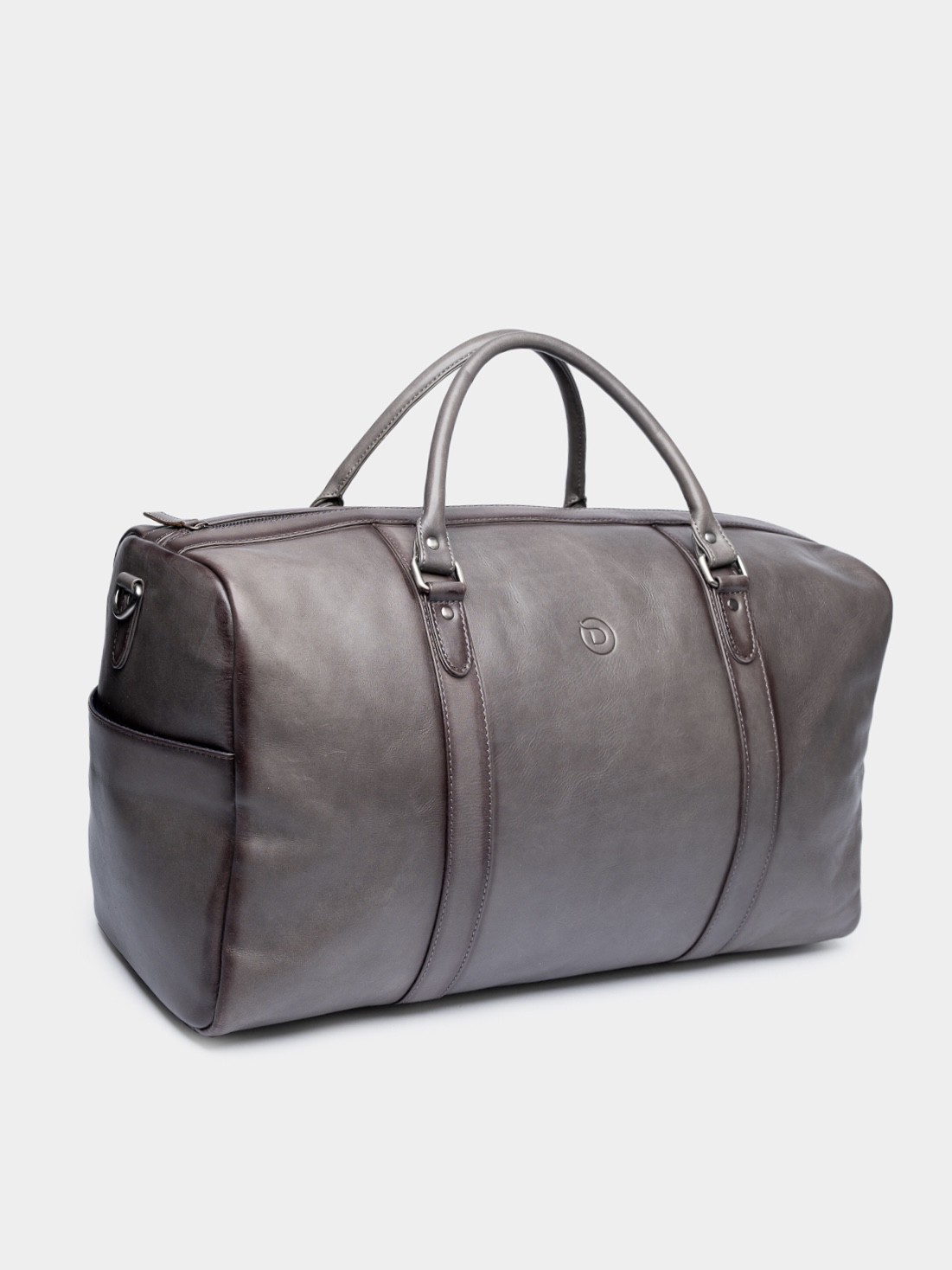 Wallstreet Pablo Grey - Luxury leather travel bag