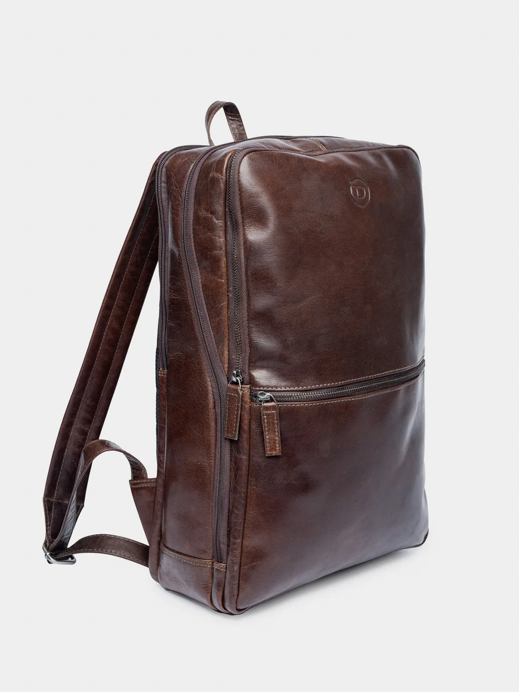 Luxury leather backpack