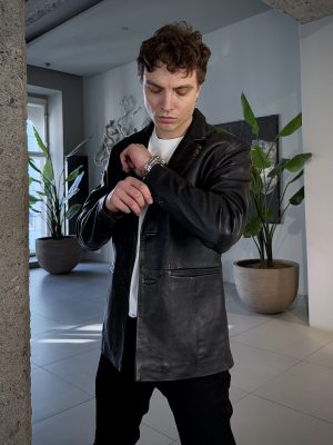 Leather Blazer