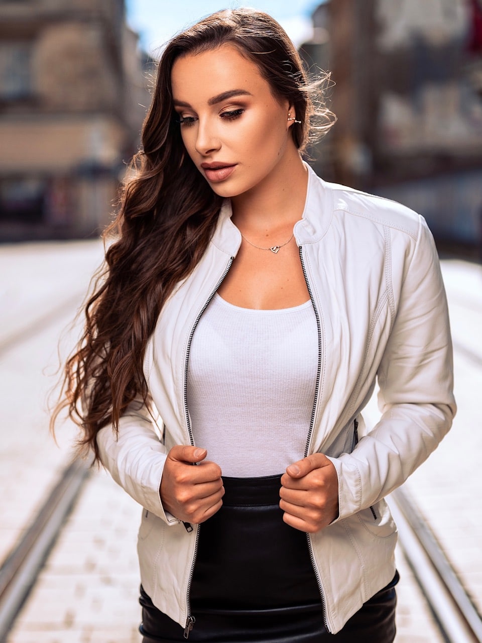 Becca White – Women's Leather Jacket
