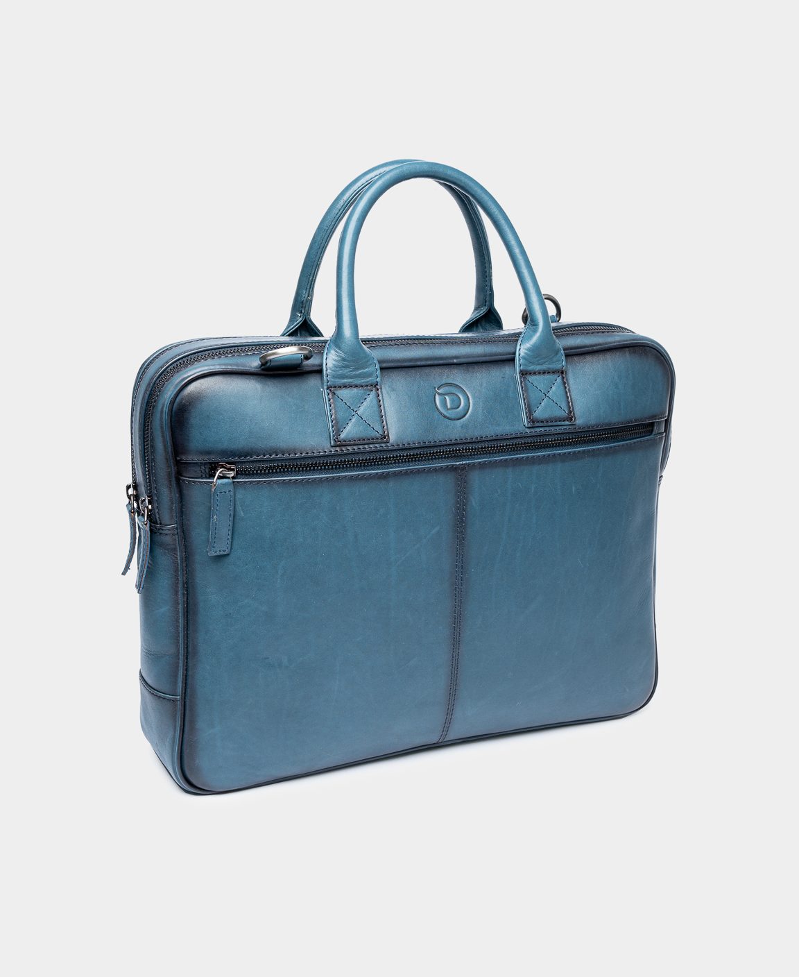 Wallstreet Jordan Blue – Leather business bag