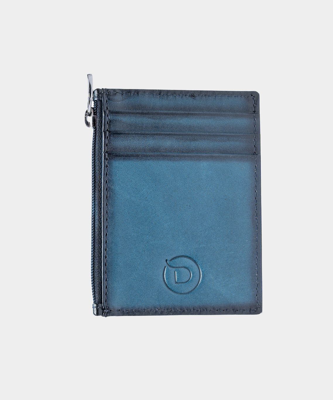 Wallstreet Mark Blue – Leather wallet