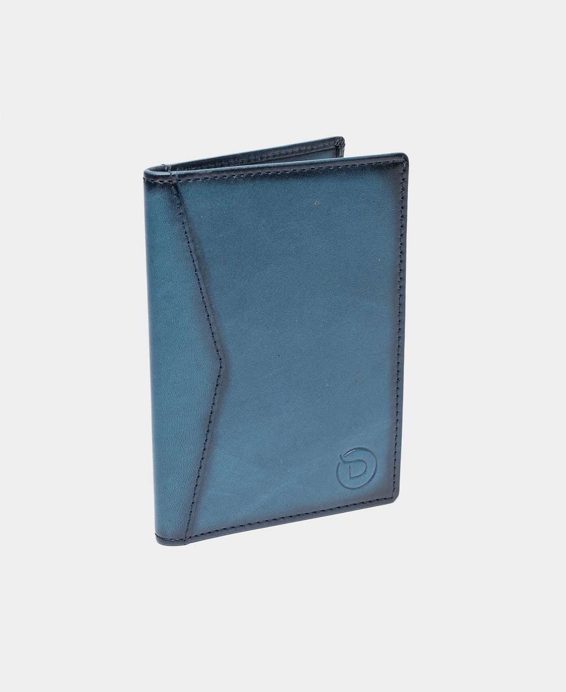 Wallstreet Tim Blue – Leather passport case