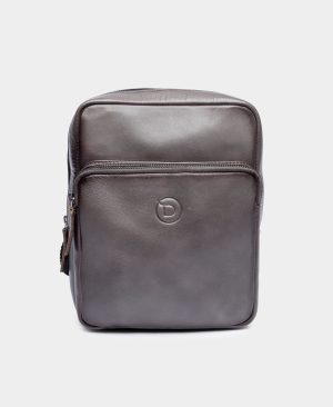 Wallstreet Hardy Grey - Leather crossbody