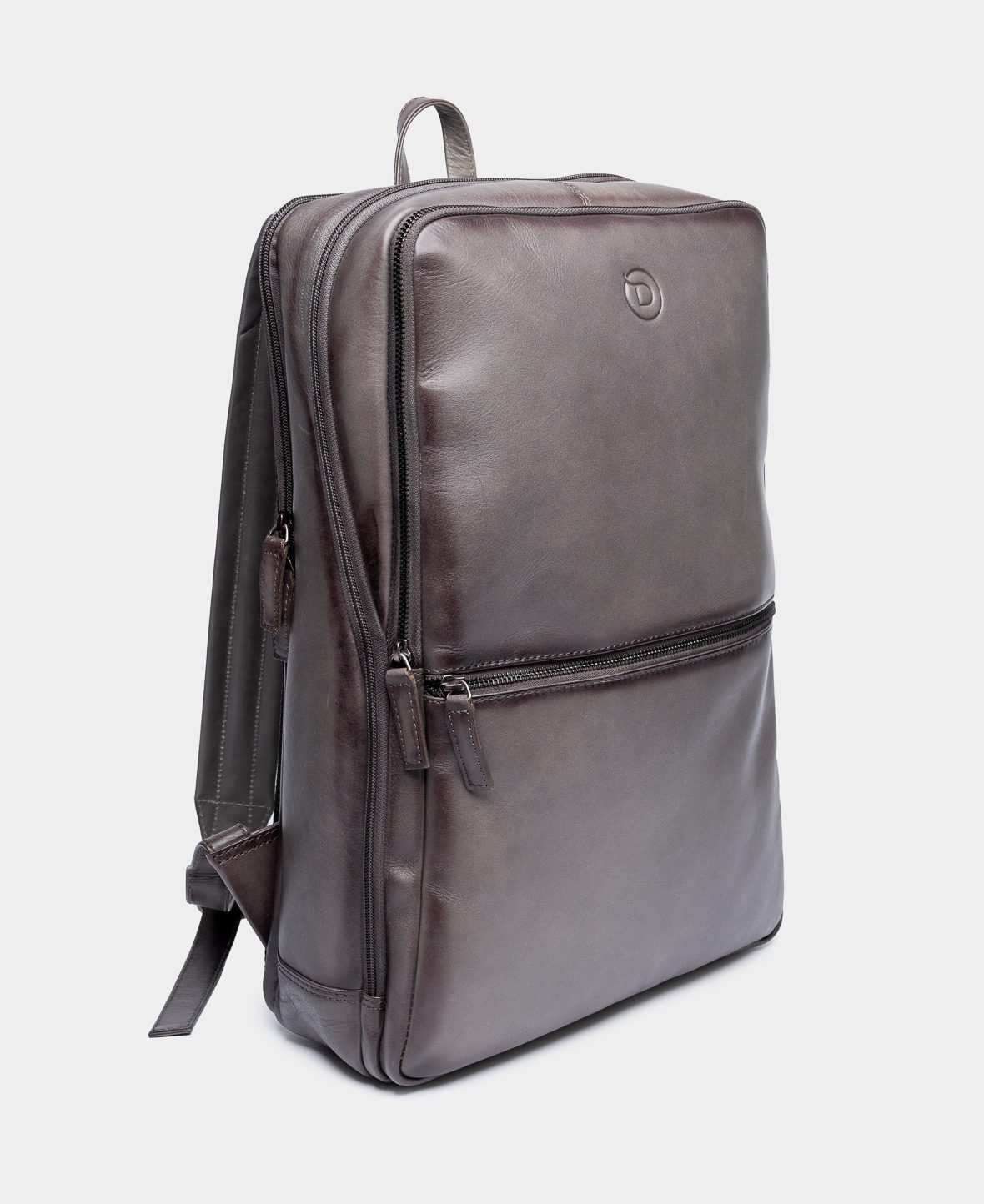 Wallstreet Jacob Grey – Leather backpack