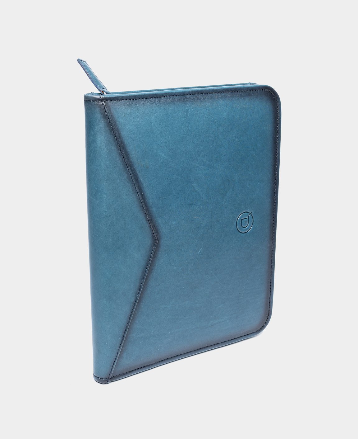 Wallstreet Office Blue – Leather folder