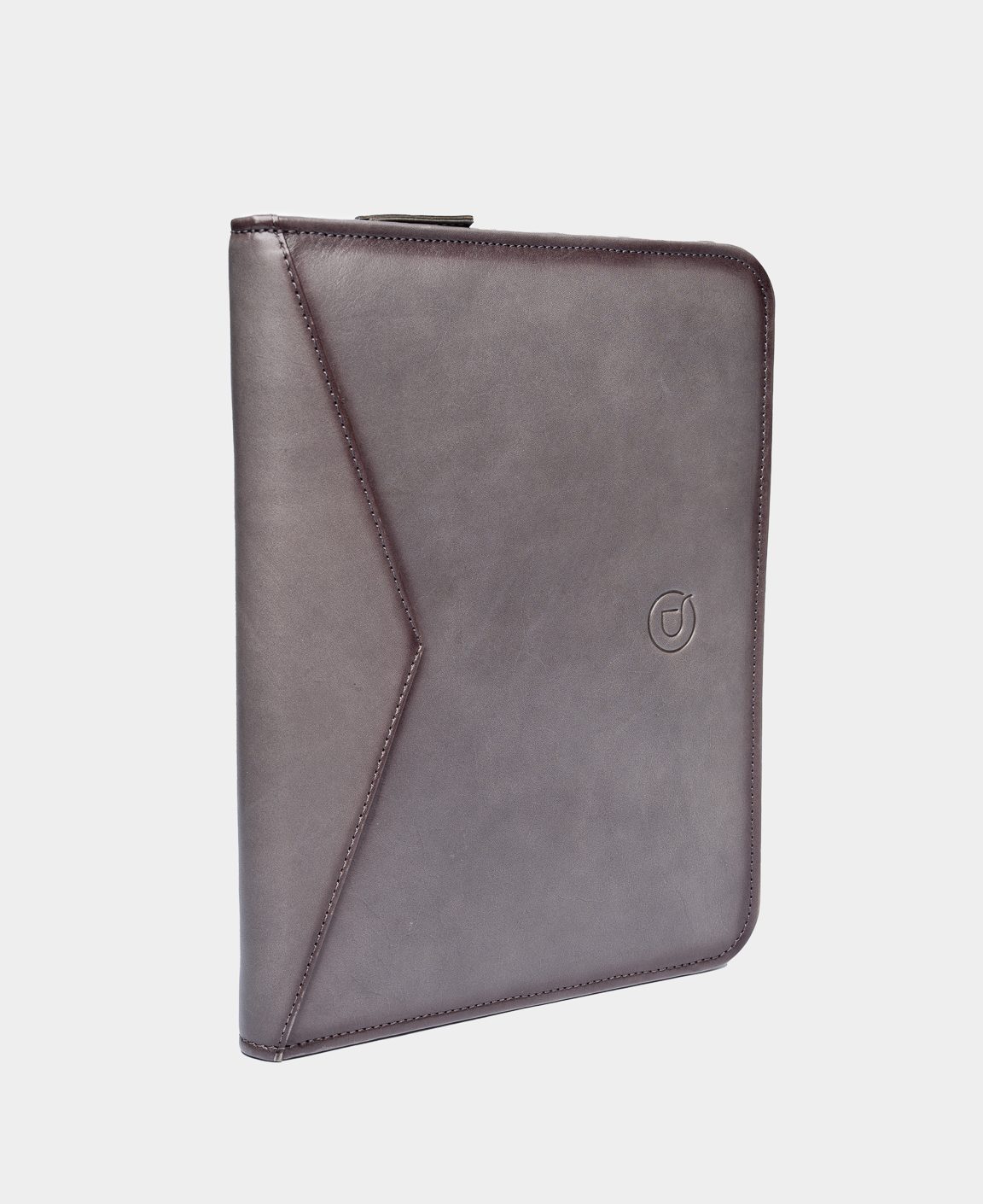 Wallstreet Office Grey – Leather folder