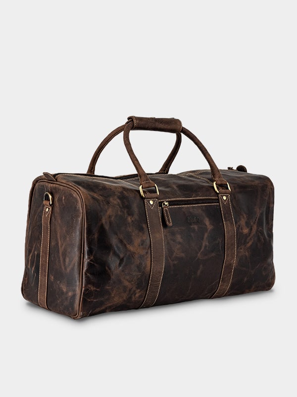 Spencer Dark Hunter – Leather Weekender