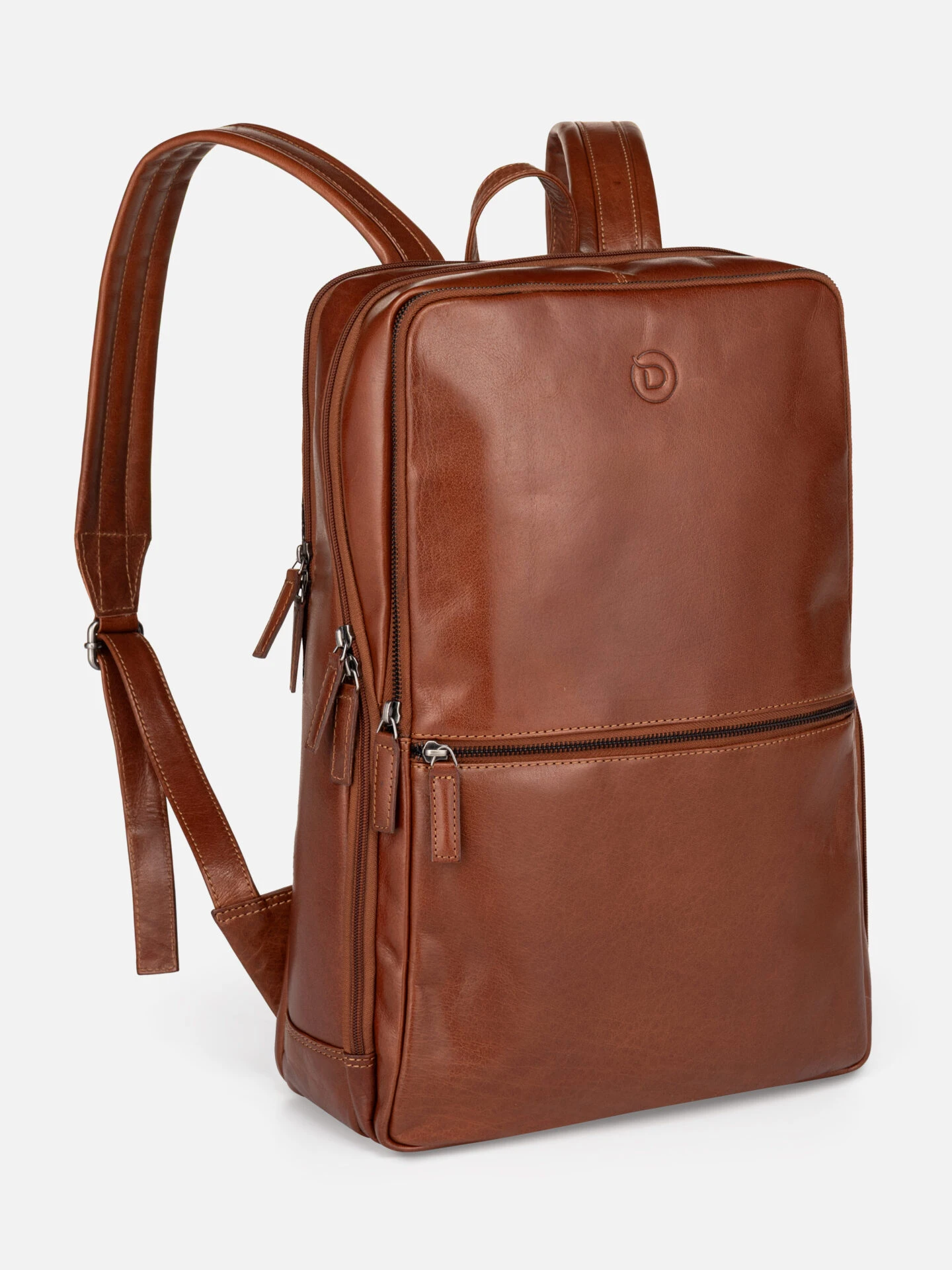 Wallstreet Jacob Cognac – Leather backpack