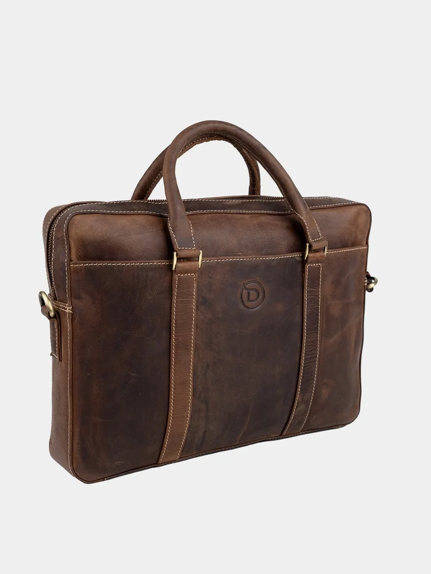 London Hunter – Leather Laptop Bag