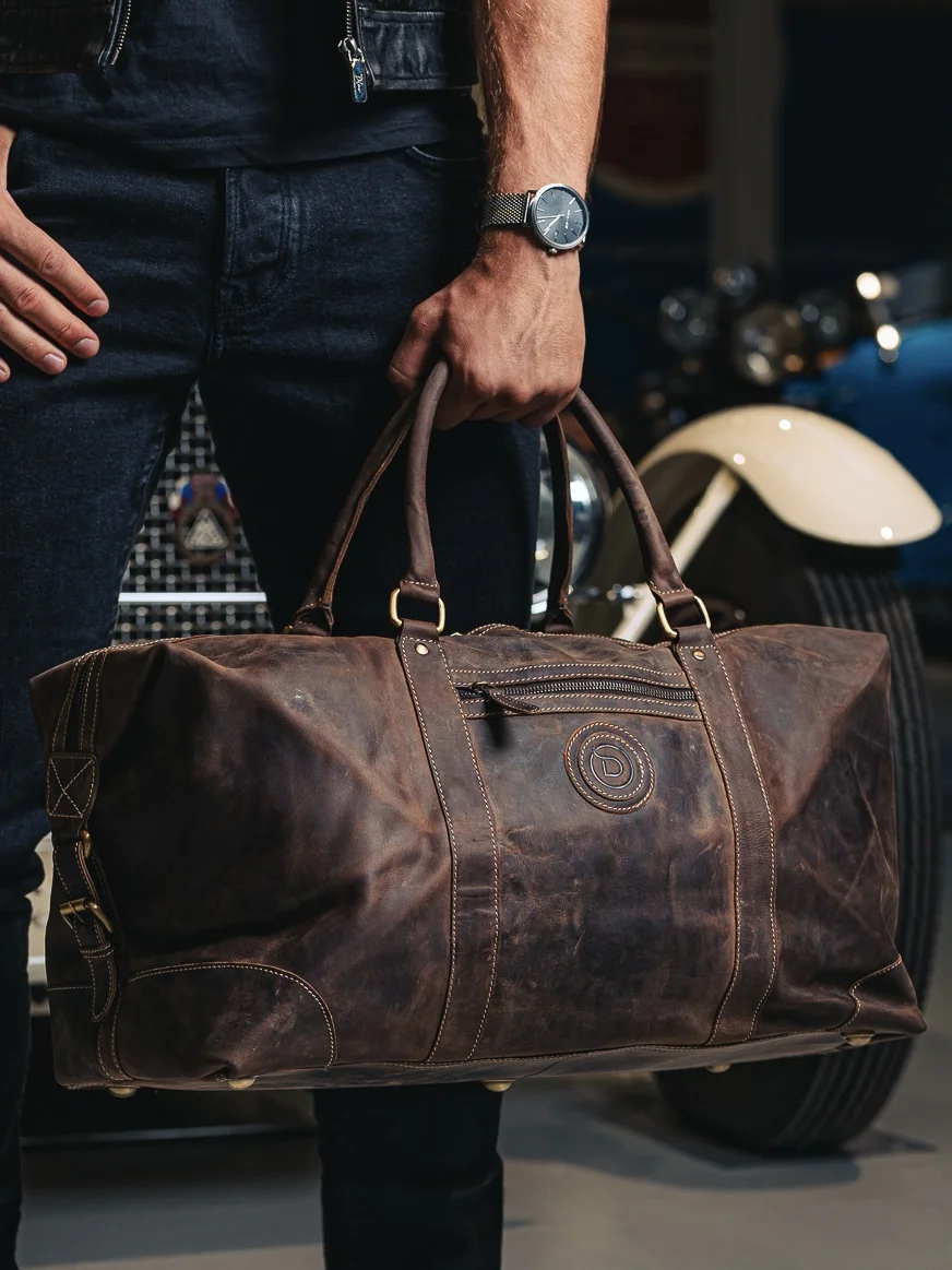 Berlin Travel Hunter – Luxury leather duffle bag