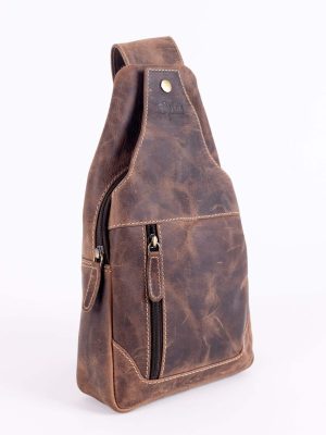 Premium leather crossbody
