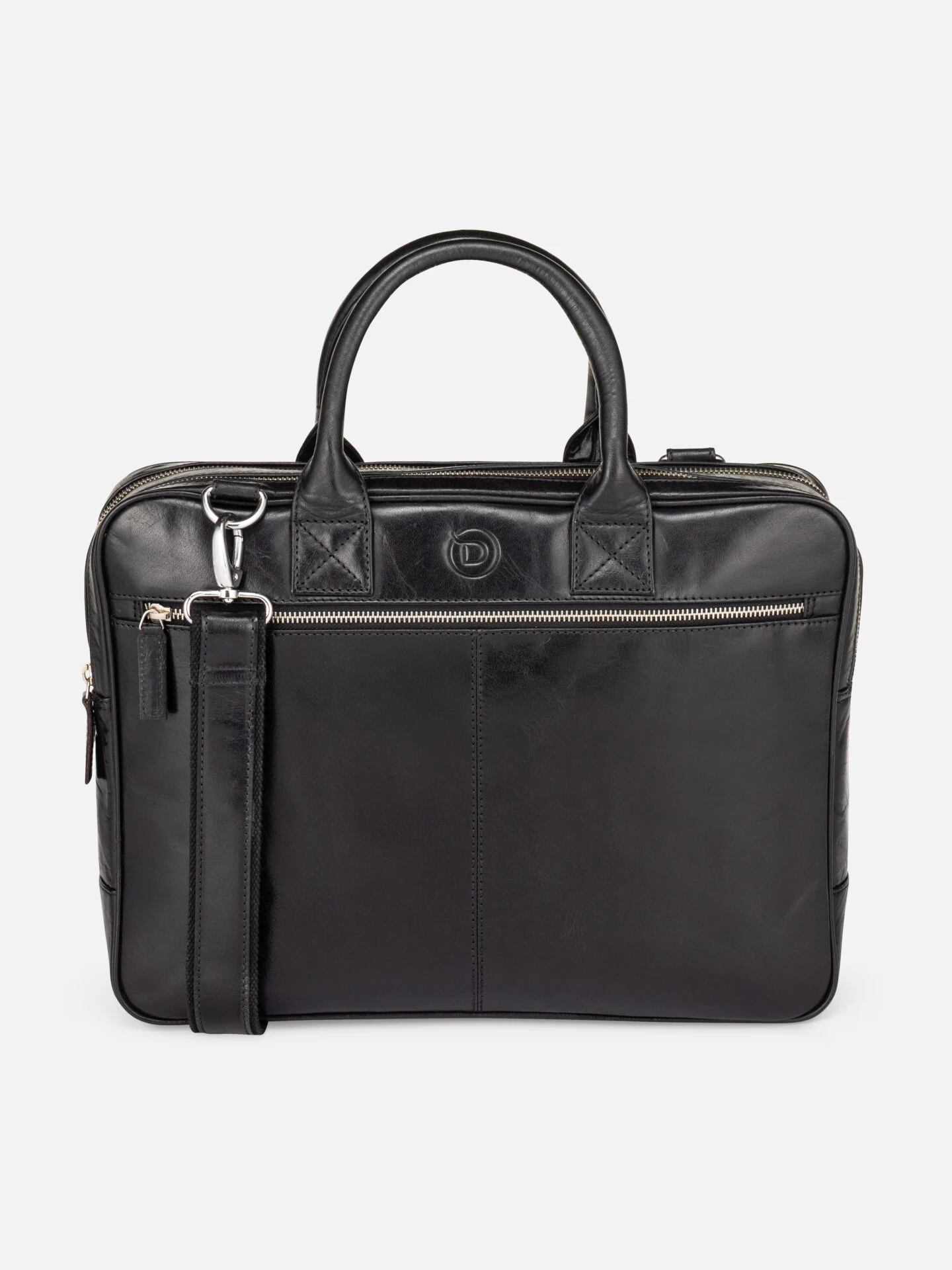Wallstreet Jordan Black – Leather business bag