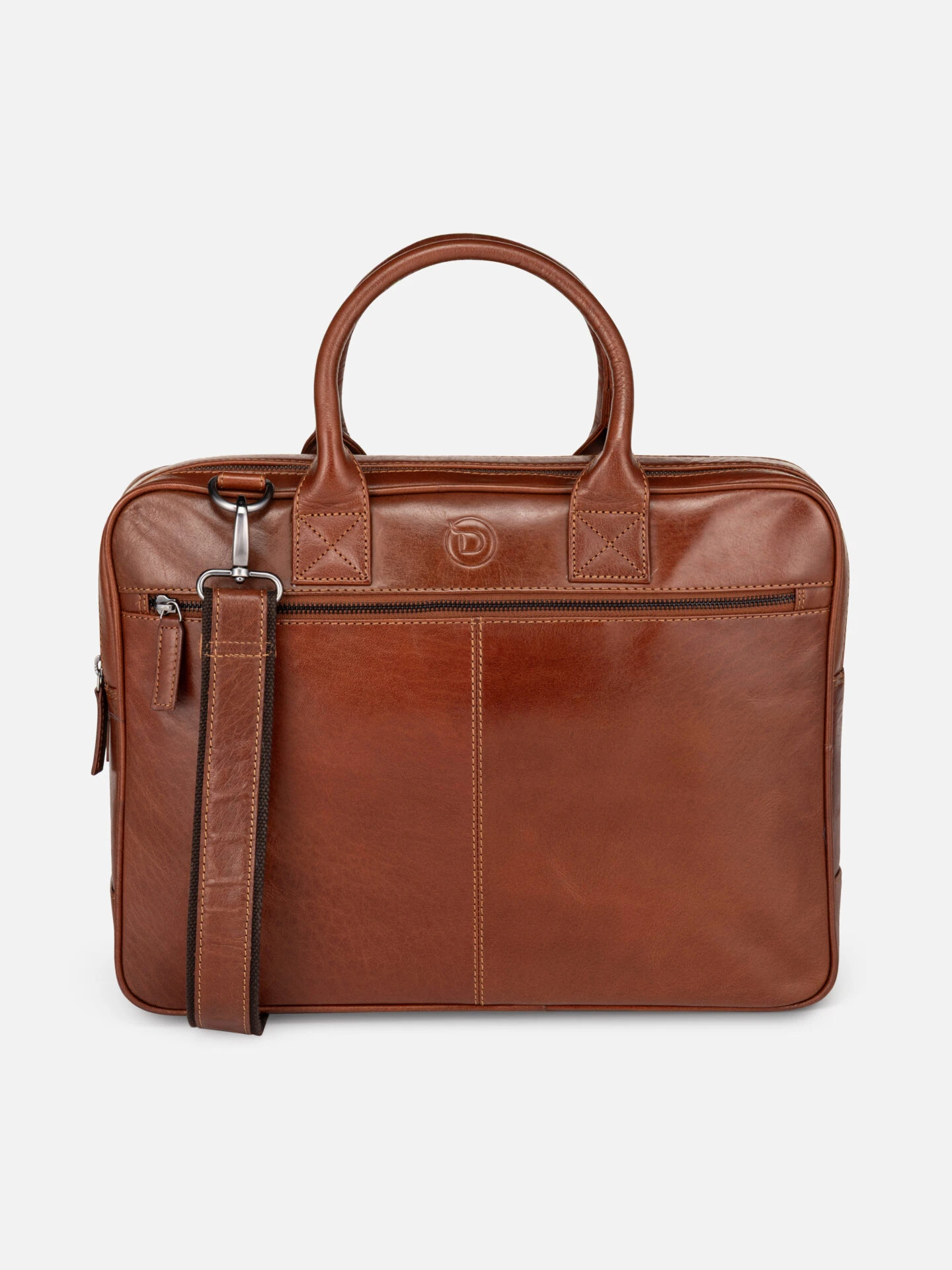 Wallstreet Jordan Cognac – Kožená business taška