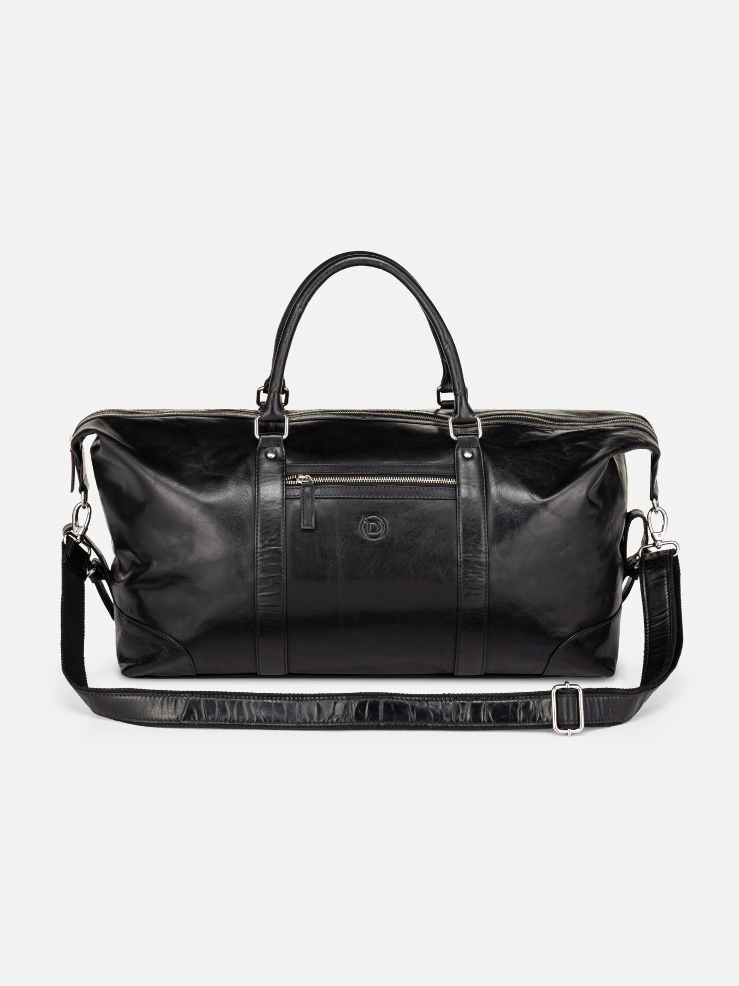 Wallstreet Berlin Black – Luxury leather duffle bag