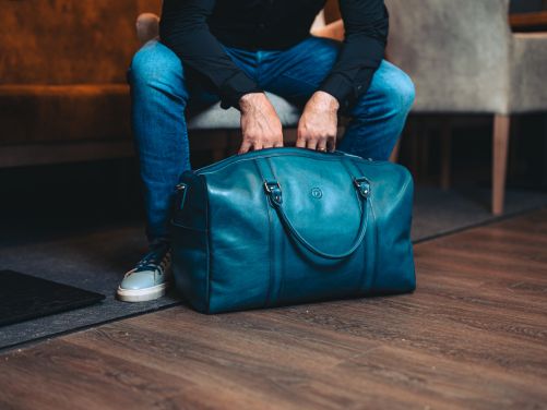best men's leather travel bag