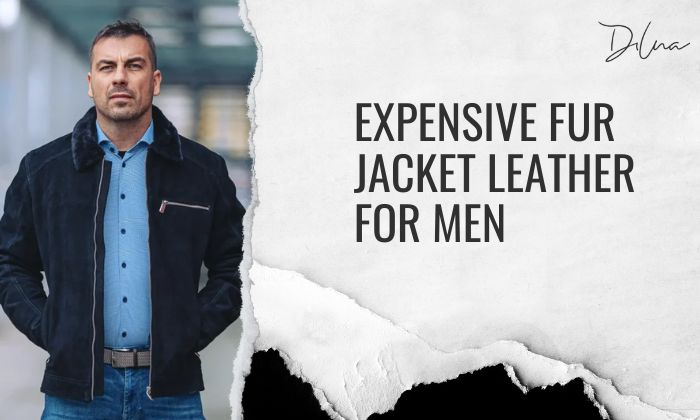 Stylish Fur Jacket Leather Men